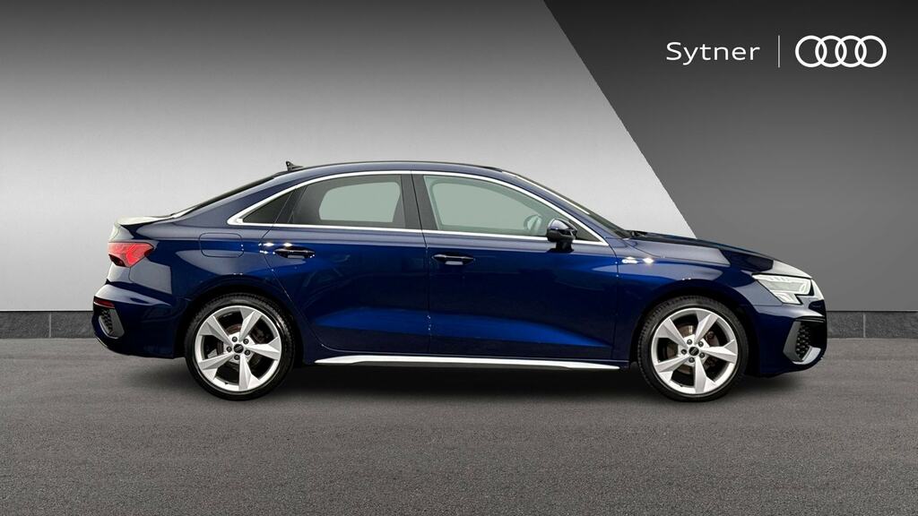 Audi A3 30 Tfsi S Line YA23DMV Blue #4
