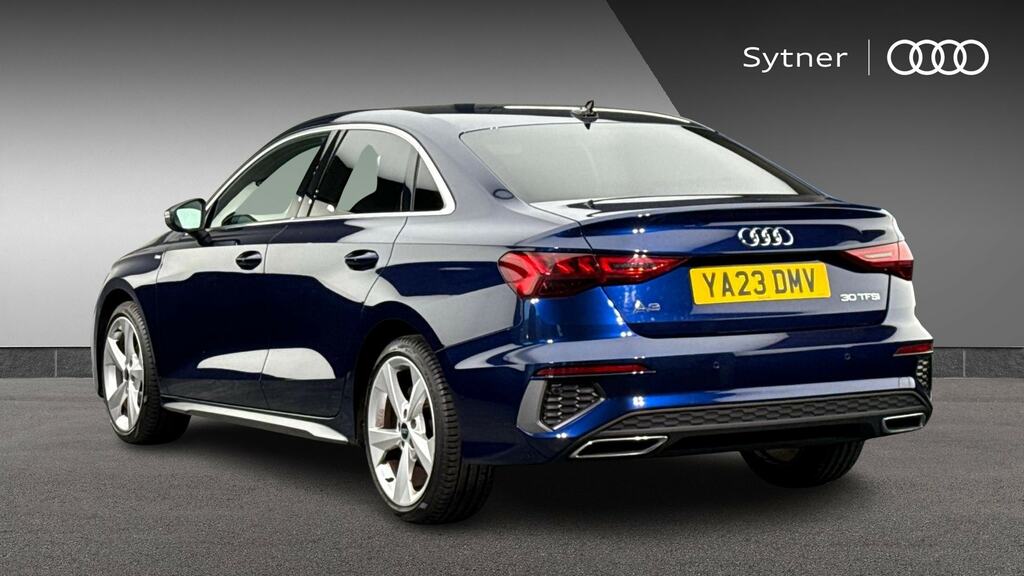 Audi A3 30 Tfsi S Line YA23DMV Blue #3