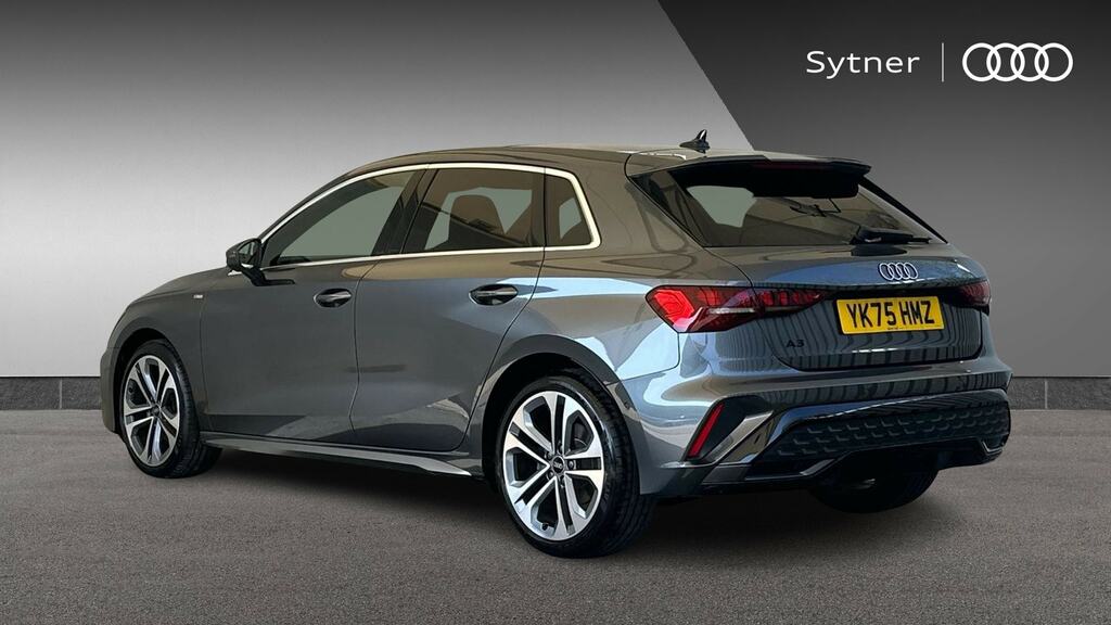 Audi A3 35 Tfsi S Line S Tronic Tech Pack YK75HMZ Grey #3