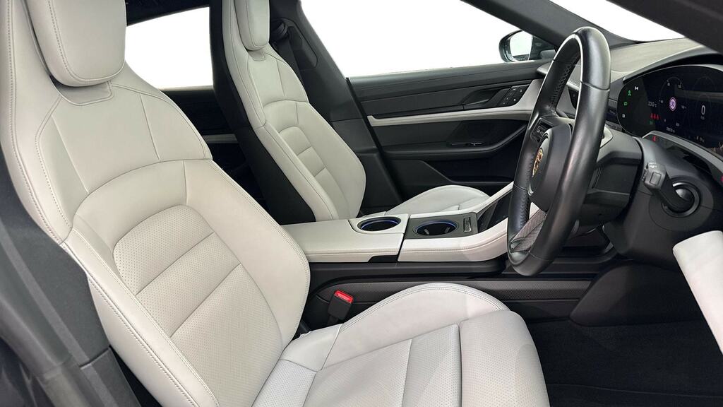 Porsche Taycan Performance Plus 93.4Kwh Turbo Sport Turismo White #11