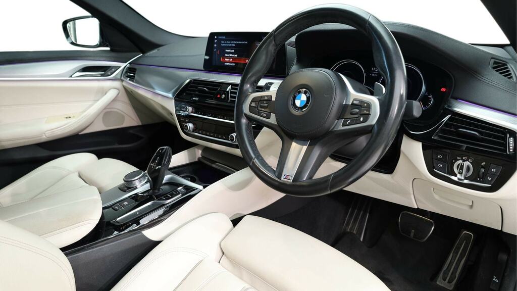 BMW 5 Series 540I Xdrive M Sport Blue #6