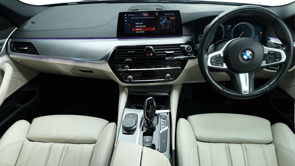BMW 5 Series 540I Xdrive M Sport Blue #4