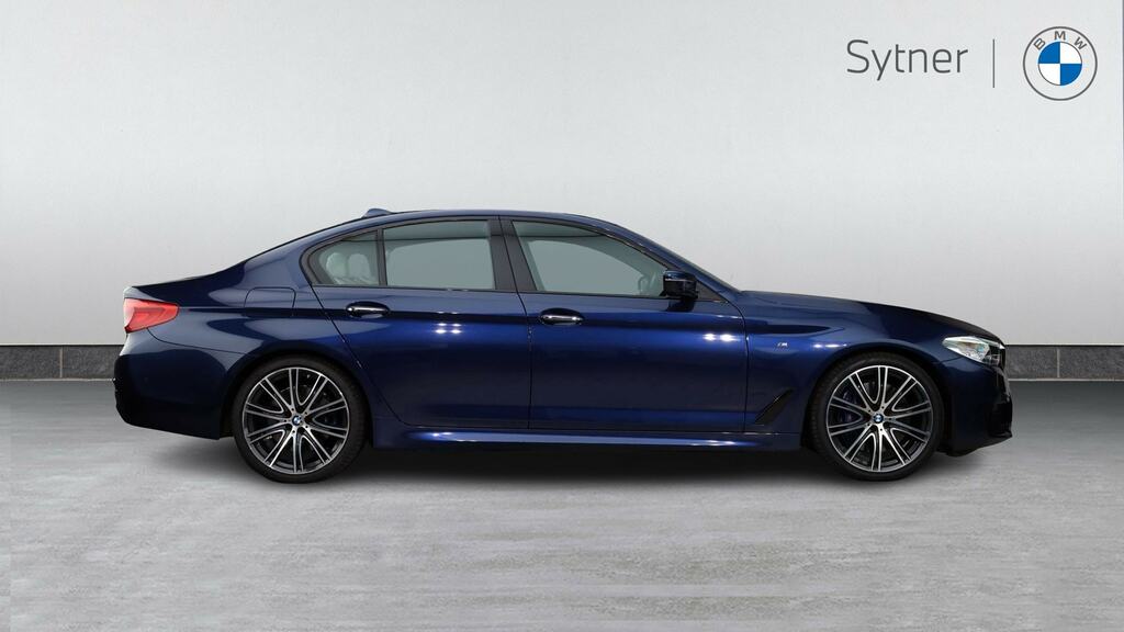 BMW 5 Series 540I Xdrive M Sport Blue #3
