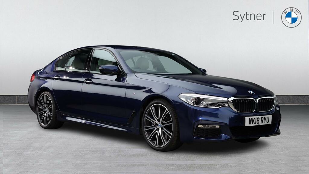 BMW 5 Series 540I Xdrive M Sport Blue