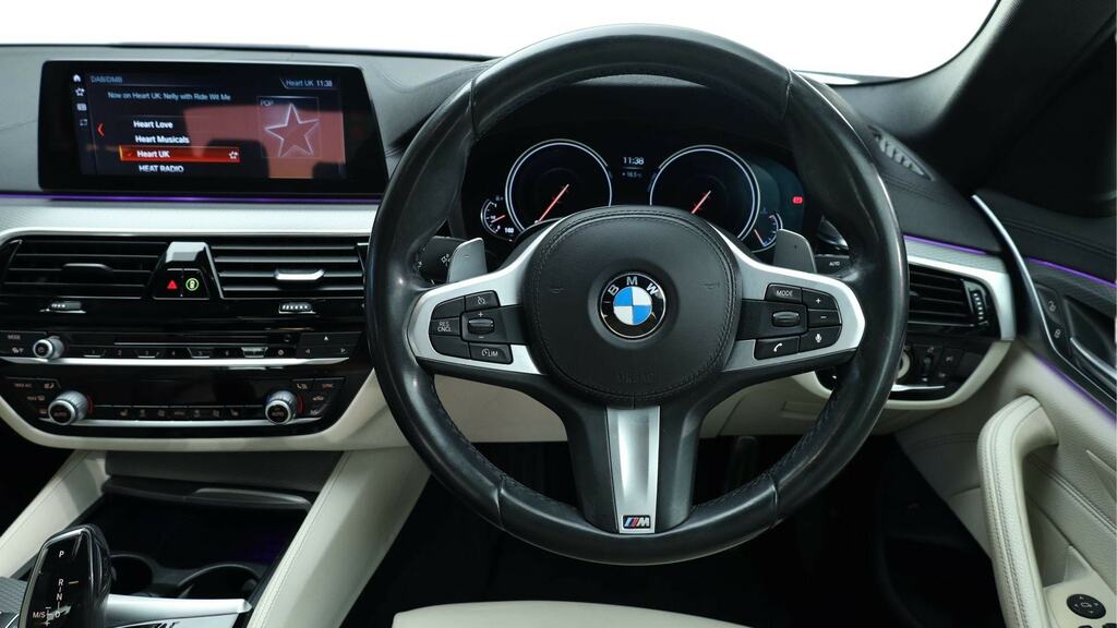 BMW 5 Series 540I Xdrive M Sport Blue #5
