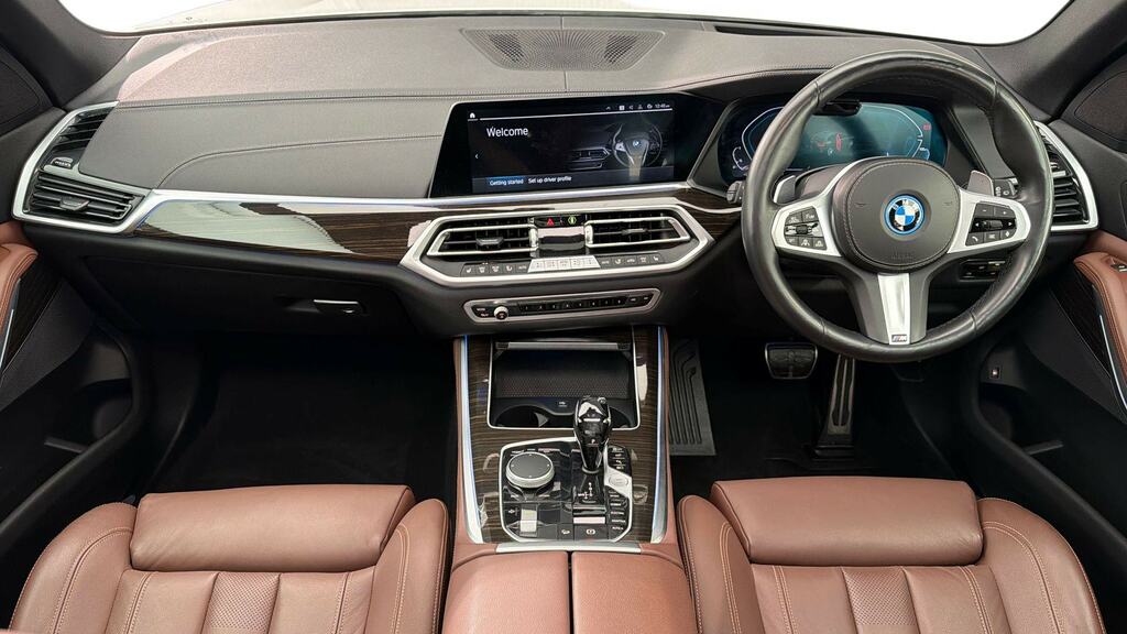 BMW X5 Xdrive45e M Sport White #4
