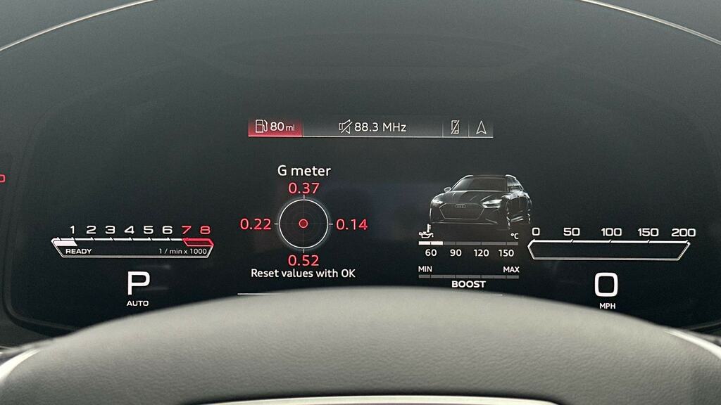 Audi RS6 Avant 4.0 Tfsi V8 Carbon Black Estate Tiptron Black #11