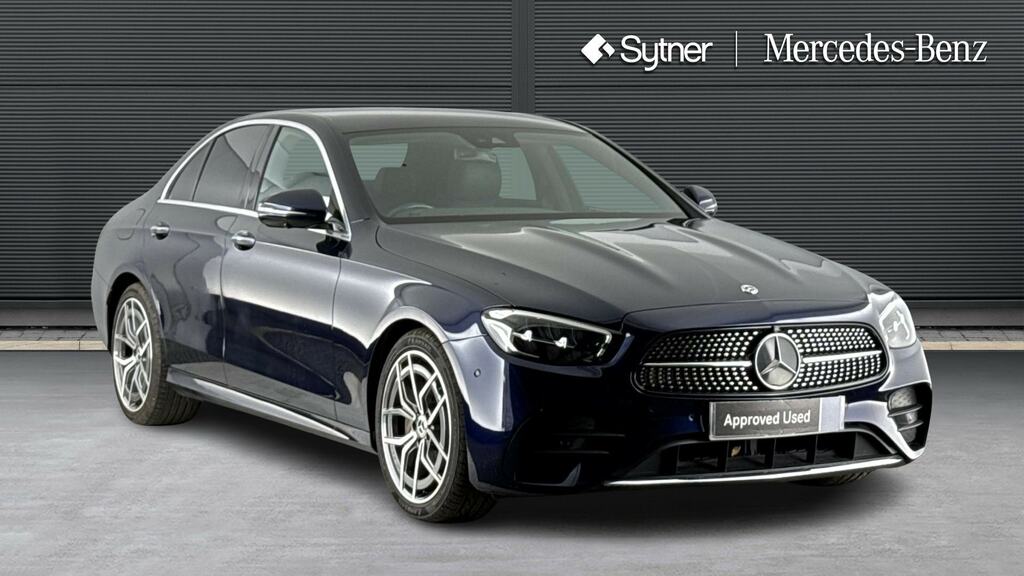 Mercedes-Benz E Class E220d 200 Amg Line Premium 9G-tronic Blue
