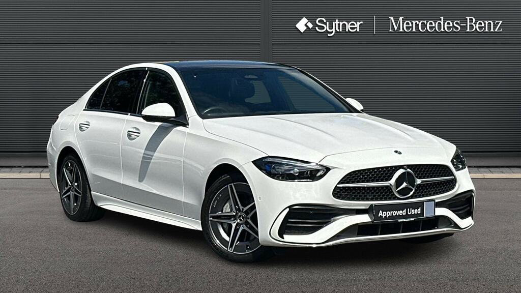 Mercedes-Benz C Class C300e Amg Line Premium Plus 9G-tronic White