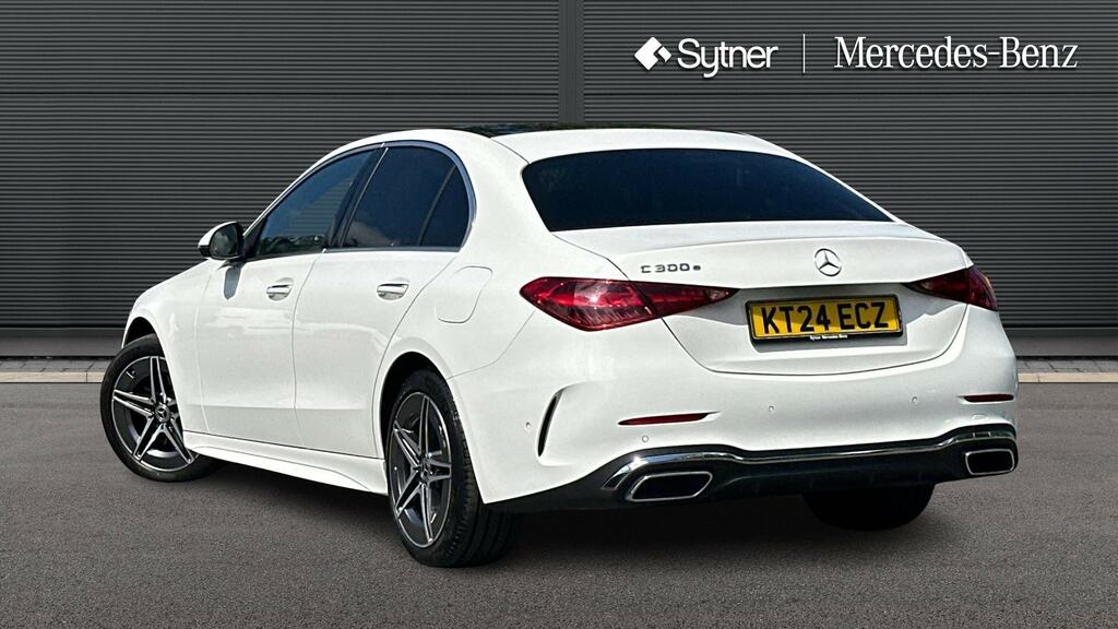 Mercedes-Benz C Class C300e Amg Line Premium Plus 9G-tronic KT24ECZ White #2