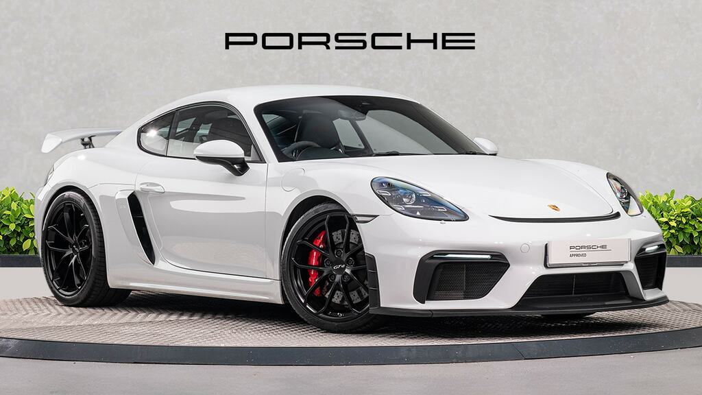 Porsche 718 Cayman 4.0 Gt4 White