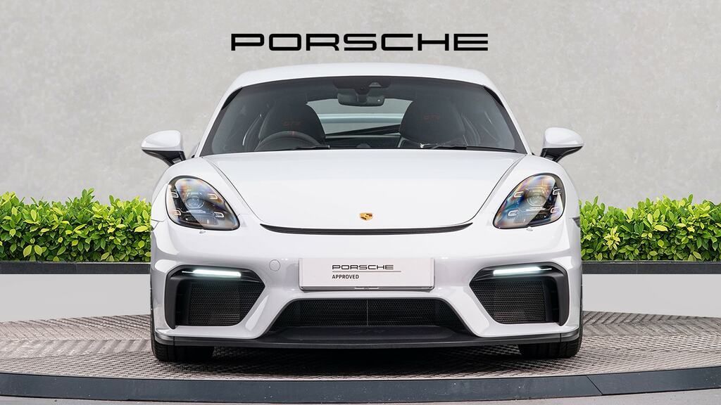 Porsche 718 Cayman 4.0 Gt4 White #2