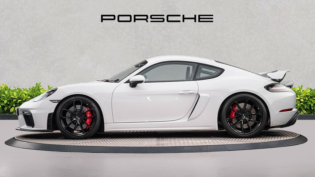 Porsche 718 Cayman 4.0 Gt4 White #4