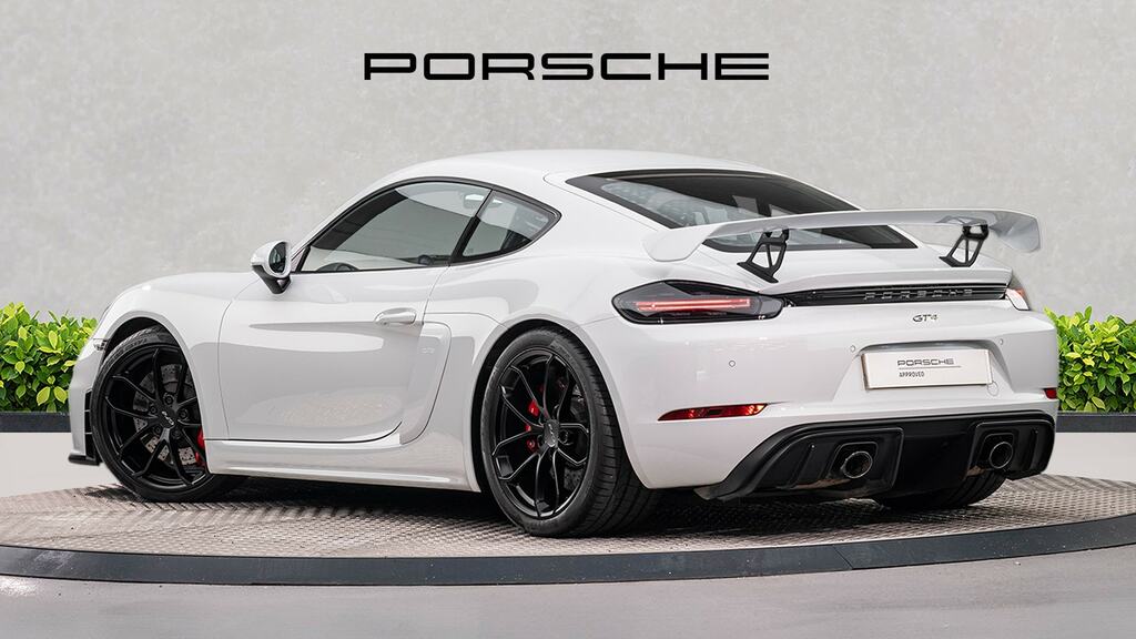 Porsche 718 Cayman 4.0 Gt4 White #5