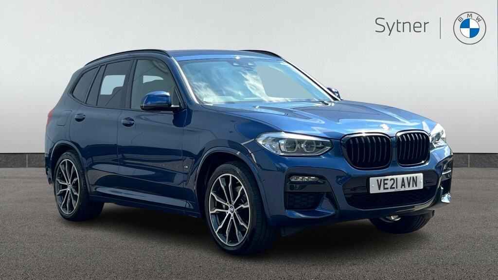 BMW X3 Xdrive 30E M Sport Techpro Pack VE21AVN Blue