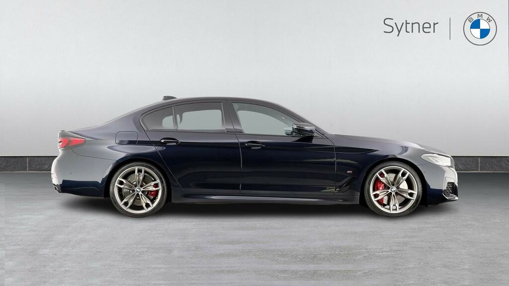 BMW 5 Series M550i Xdrive Black #3