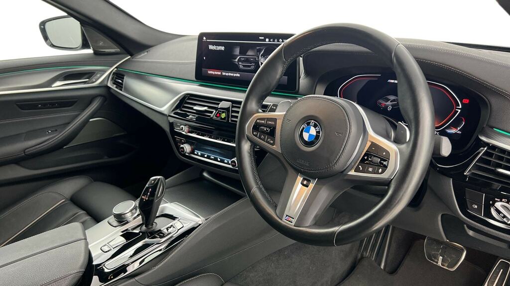 BMW 5 Series M550i Xdrive Black #6
