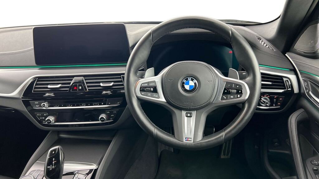 BMW 5 Series M550i Xdrive Black #5