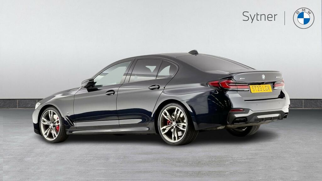 BMW 5 Series M550i Xdrive Black #2