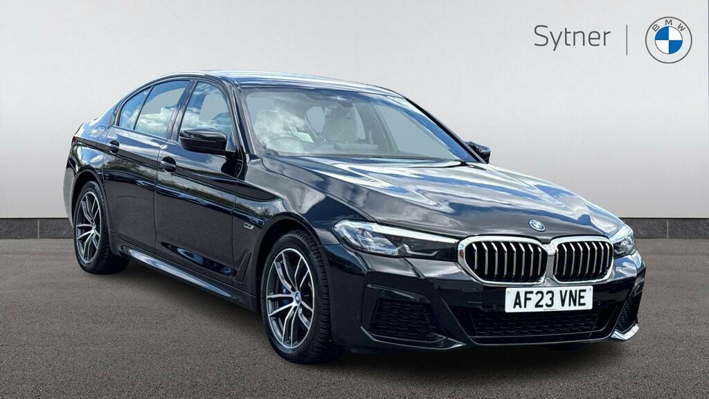 BMW 5 Series 530E M Sport Black