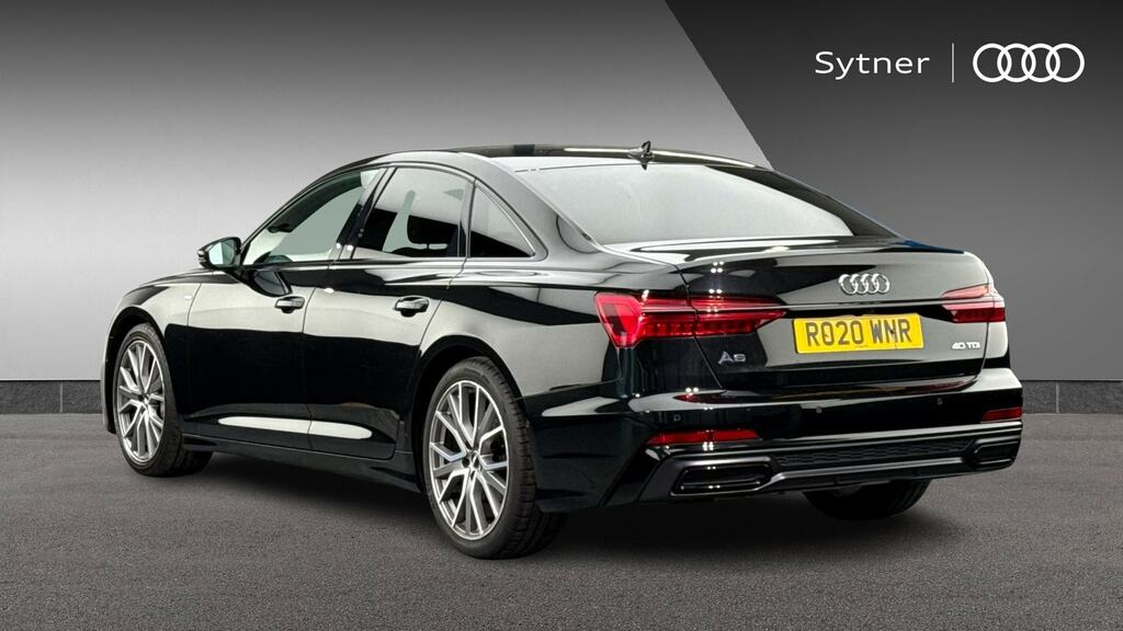 Audi A6 Saloon 40 Tdi Black Edition S Tronic Cs Pack RO20WNR Black #3