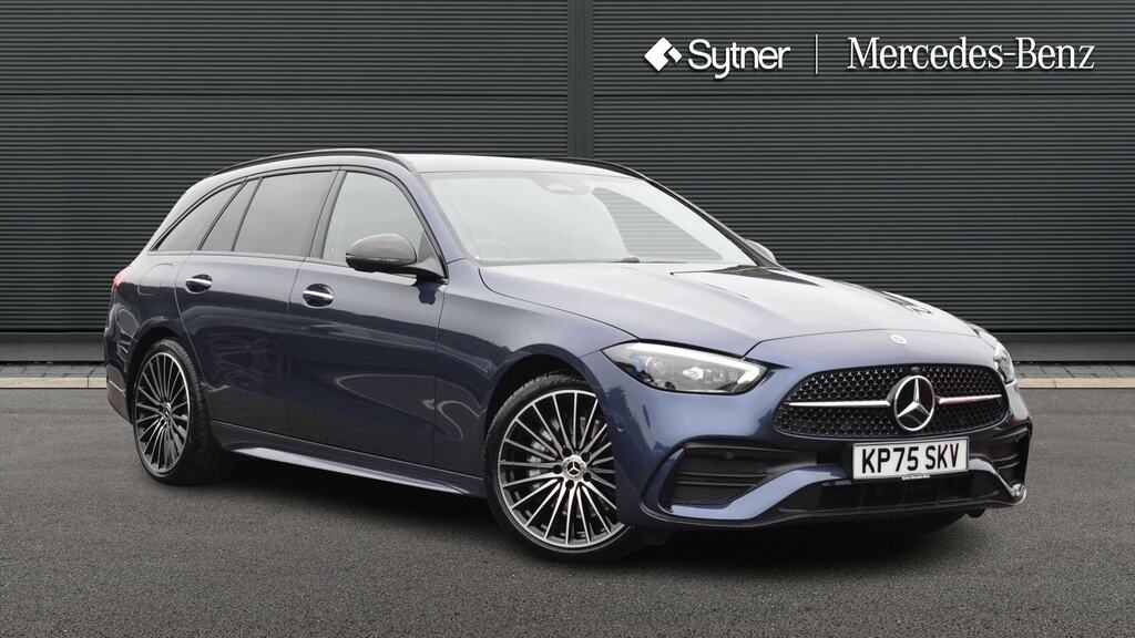 Mercedes-Benz C Class C220d Amg Line Premium Plus 9G-tronic Blue