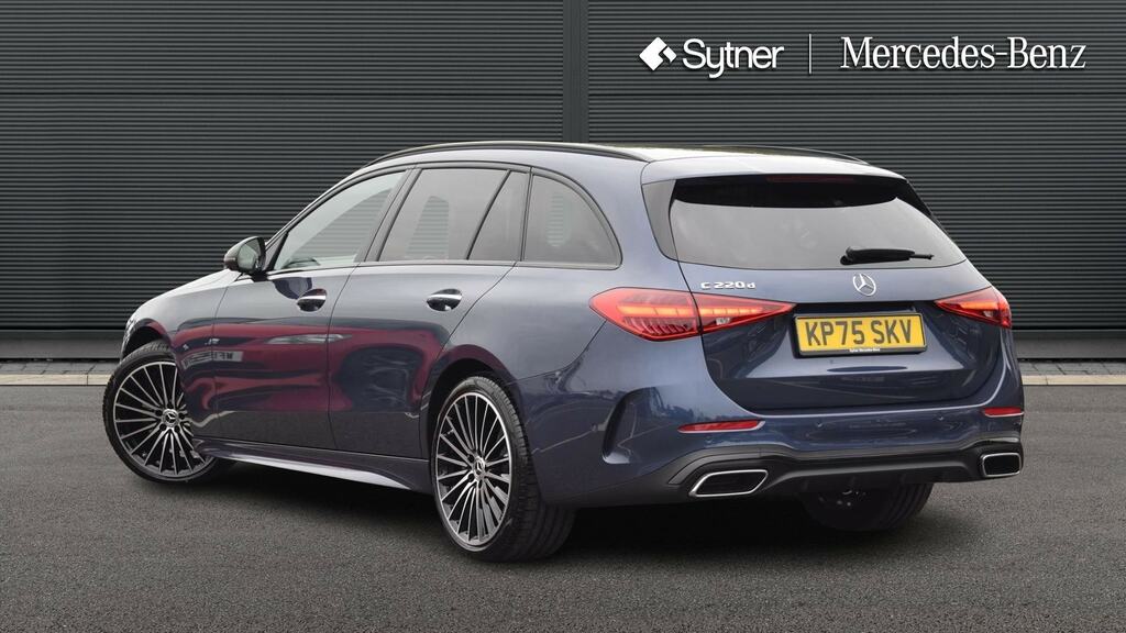 Mercedes-Benz C Class C220d Amg Line Premium Plus 9G-tronic Blue #2