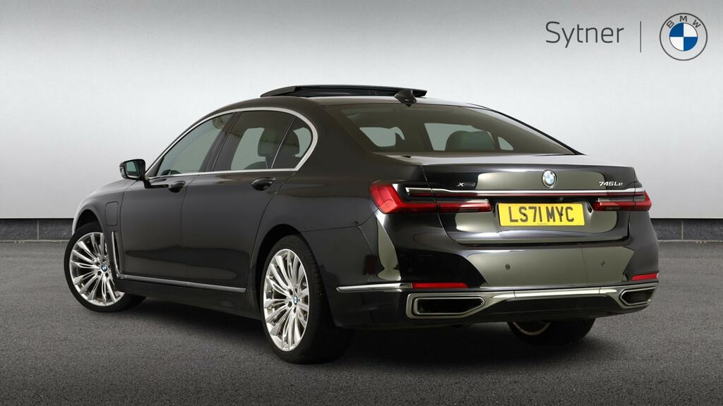 BMW 7 Series 745Le Xdrive Black #2