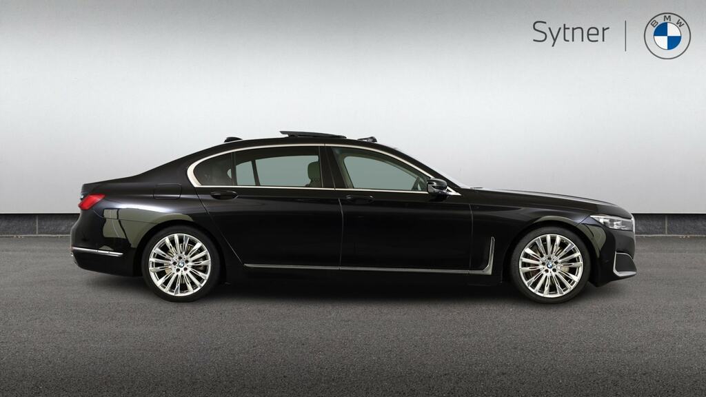 BMW 7 Series 745Le Xdrive Black #3