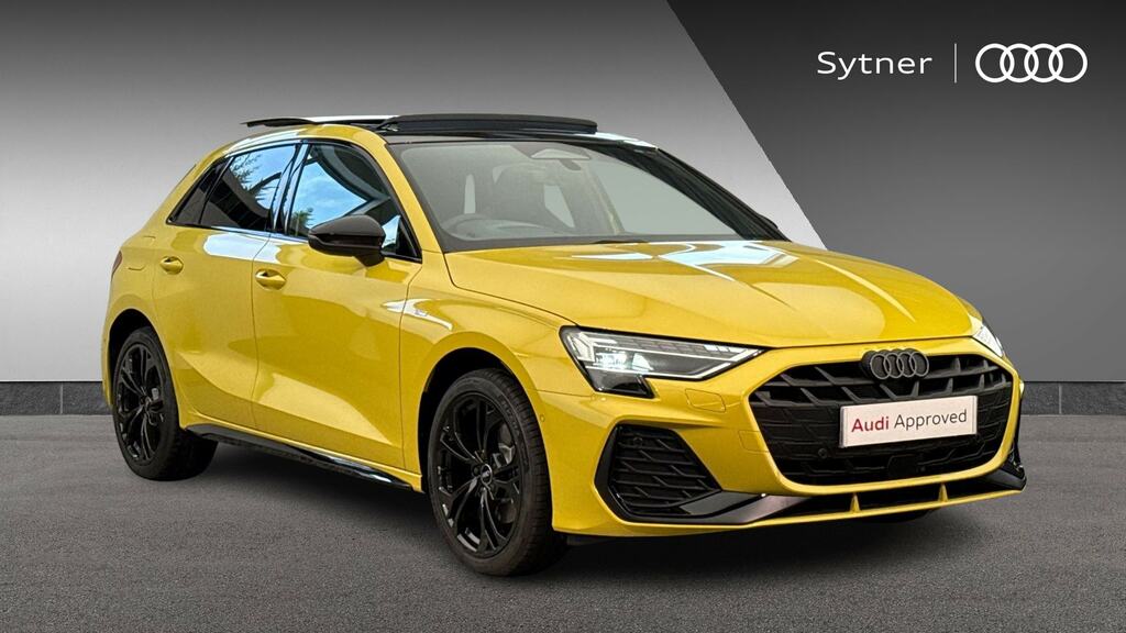 Audi A3 1.5 Tfsi E 204 Black Ed S Tronic Tech Pack Yellow