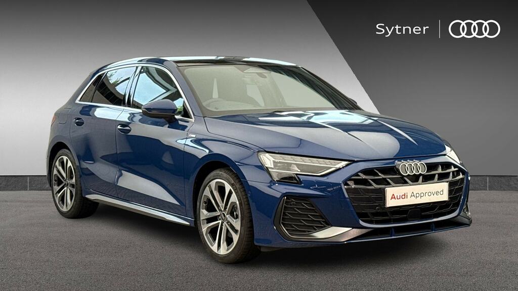 Audi A3 1.5 Tfsi 150 S Line S Tronic Tech Pack Blue