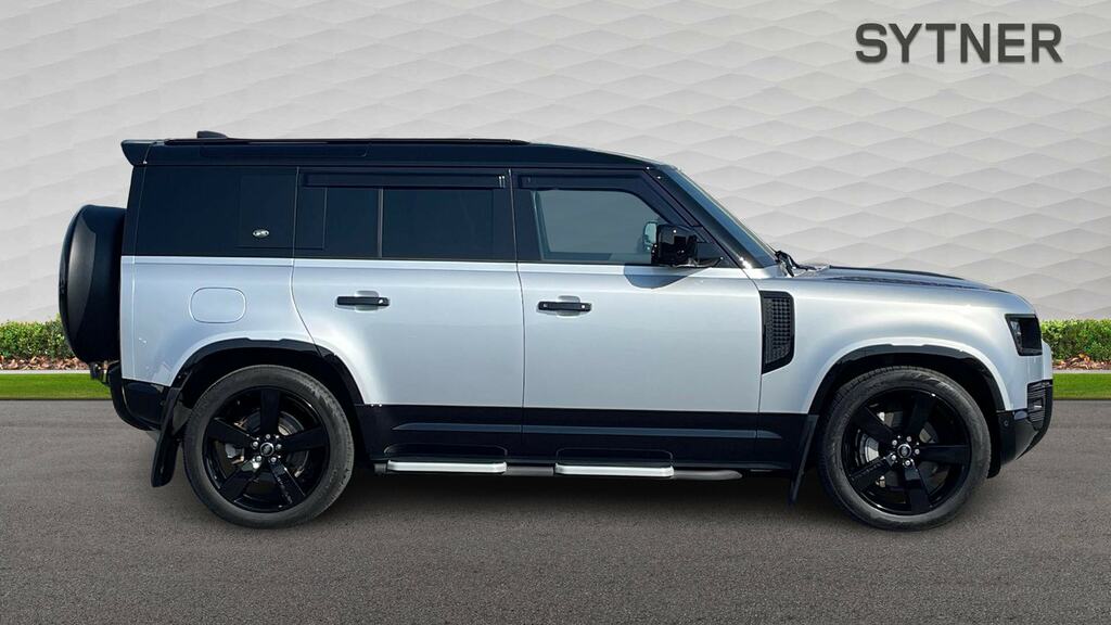 Land Rover Defender 110 3.0 D300 X-dynamic Hse 110 YN73WYS Silver #5