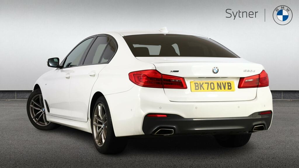 BMW 5 Series 520D Mht Xdrive M Sport White #2