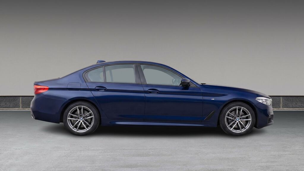 BMW 5 Series 520D Mht M Sport Blue #3
