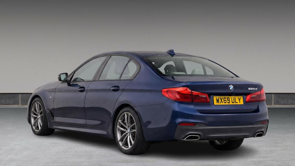 BMW 5 Series 520D Mht M Sport Blue #2