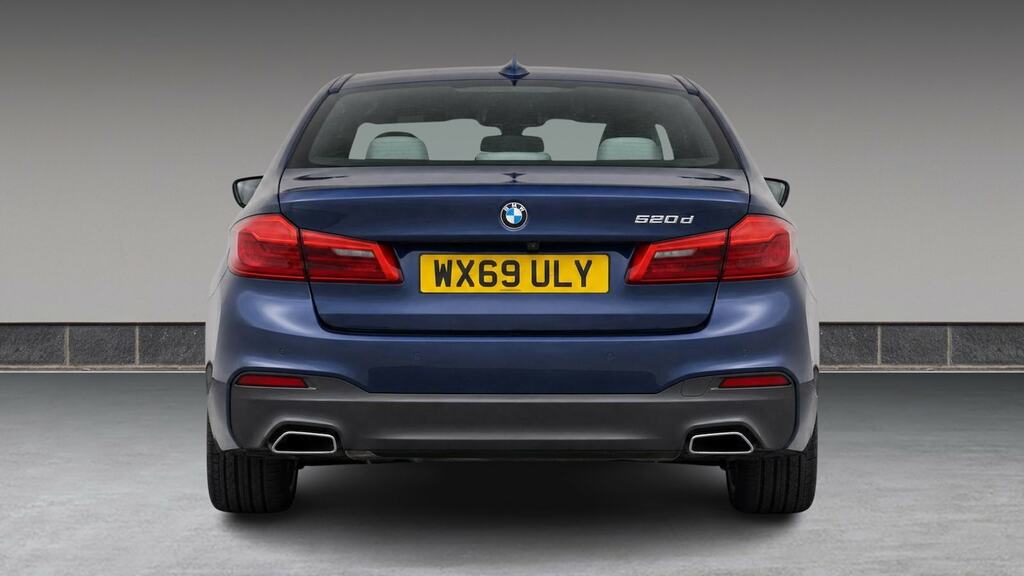 BMW 5 Series 520D Mht M Sport Blue #5
