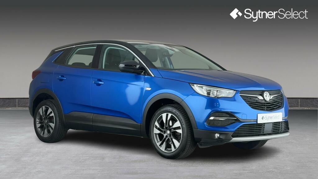 Vauxhall Grandland X 1.2 Turbo Sport Nav 8 Speed HV68UTE Blue
