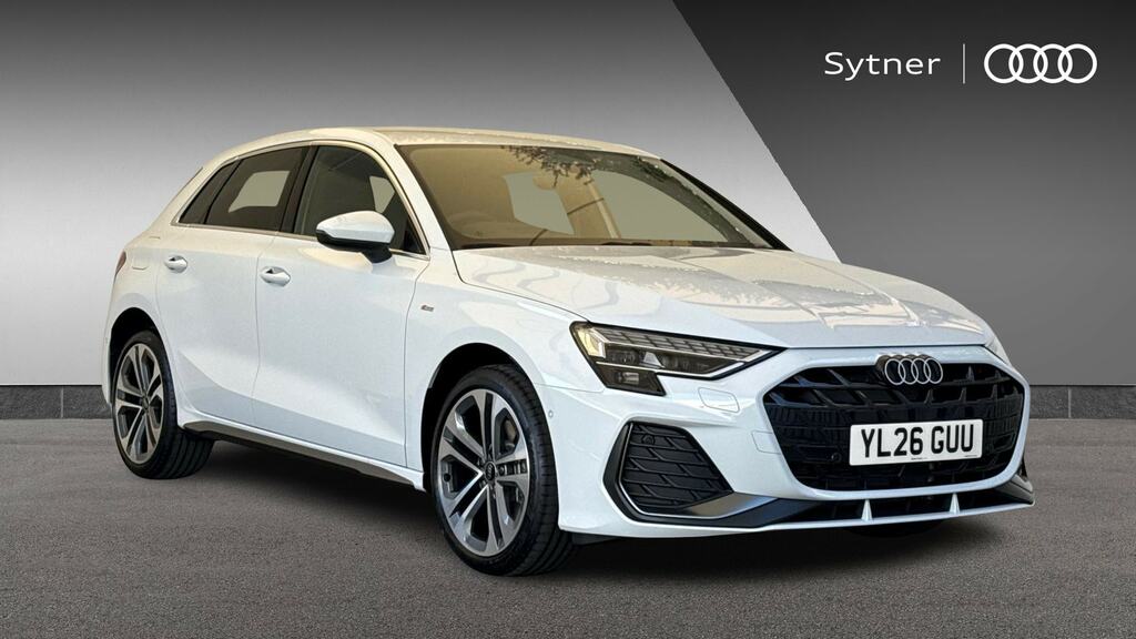 Audi A3 1.5 Tfsi E 204 S Line S Tronic Tech Pack White