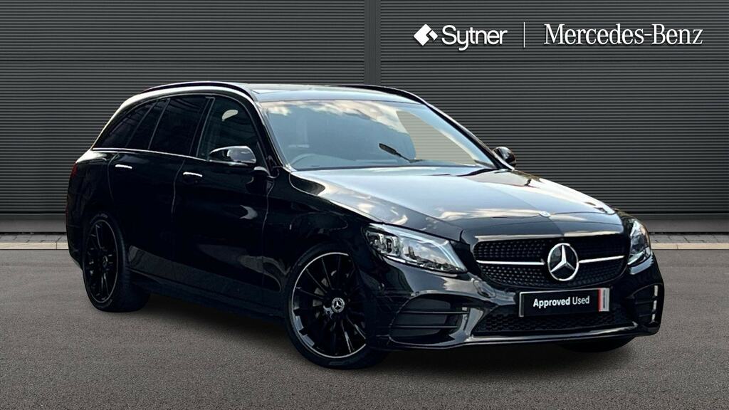 Mercedes-Benz C Class C220d Amg Line Premium Plus 9G-tronic Black