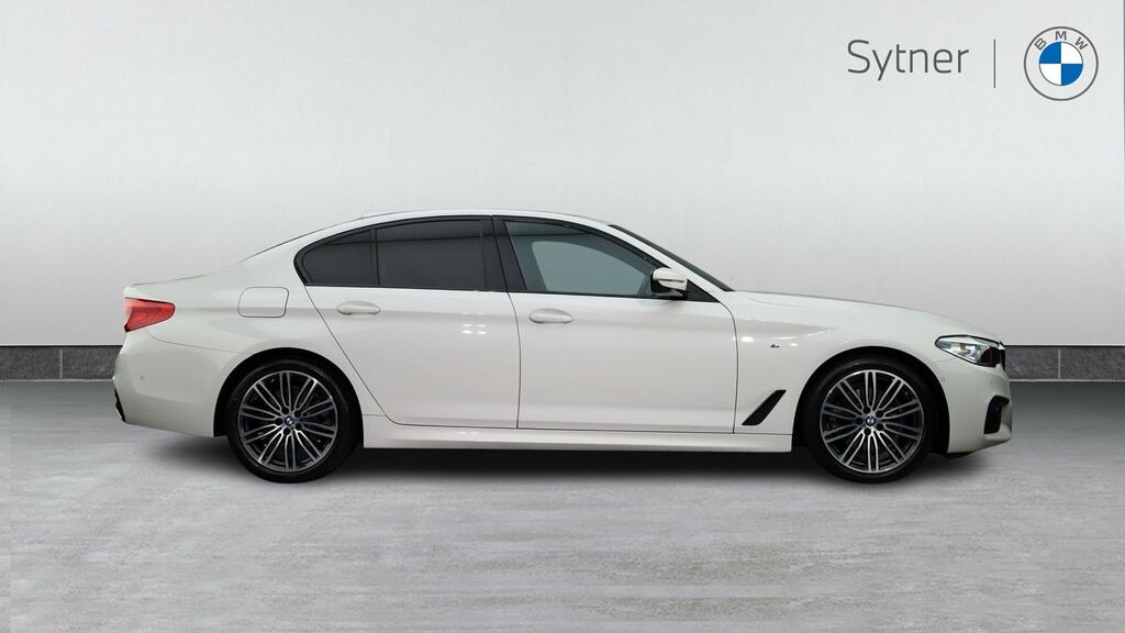 BMW 5 Series 520D Mht M Sport White #3