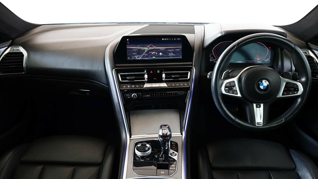 BMW 8 Series Gran Coupe 840D Xdrive Blue #4