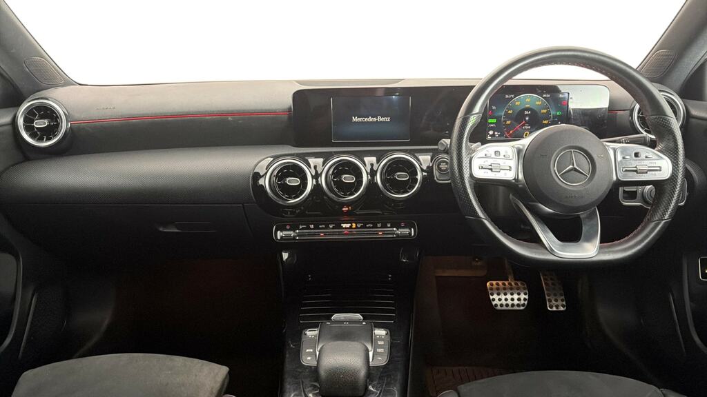Mercedes-Benz A Class A250e Amg Line OV70XMW White #6