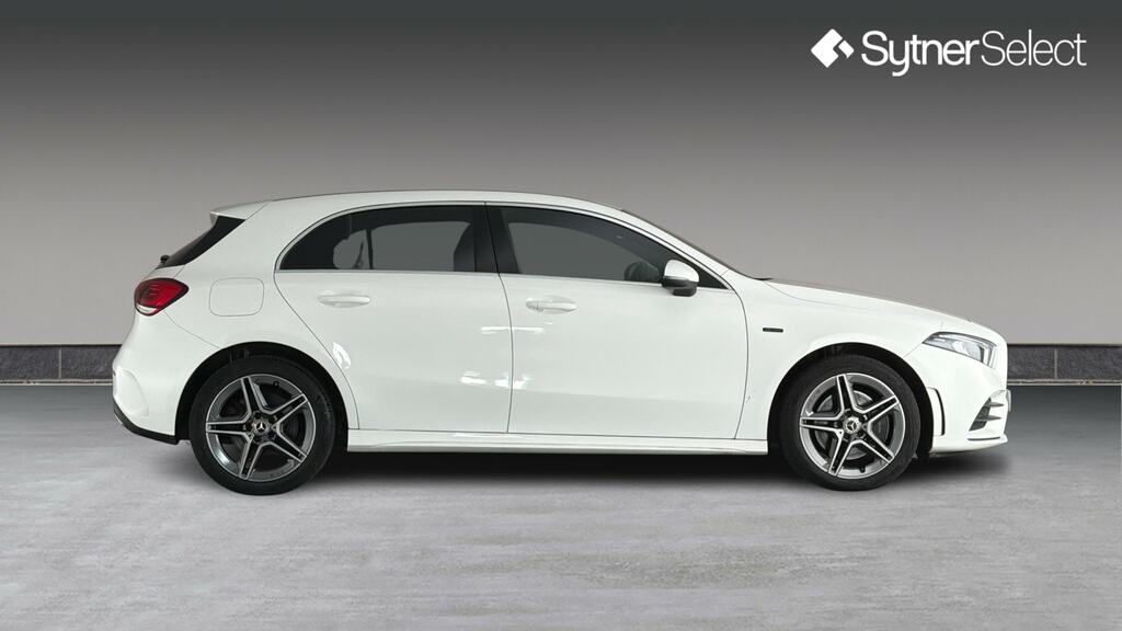 Mercedes-Benz A Class A250e Amg Line OV70XMW White #3