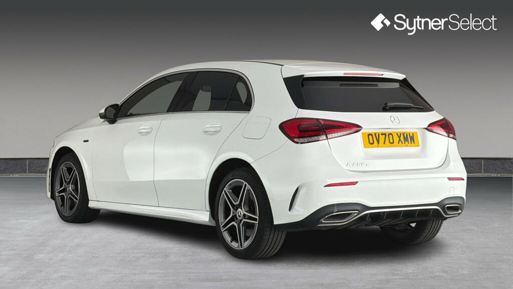 Mercedes-Benz A Class A250e Amg Line OV70XMW White #2