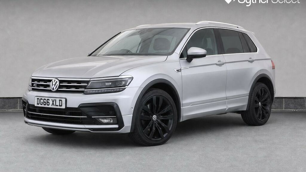 Volkswagen Tiguan 2.0 Tdi 150 4Motion R-line Dsg DG66XLD Silver #2
