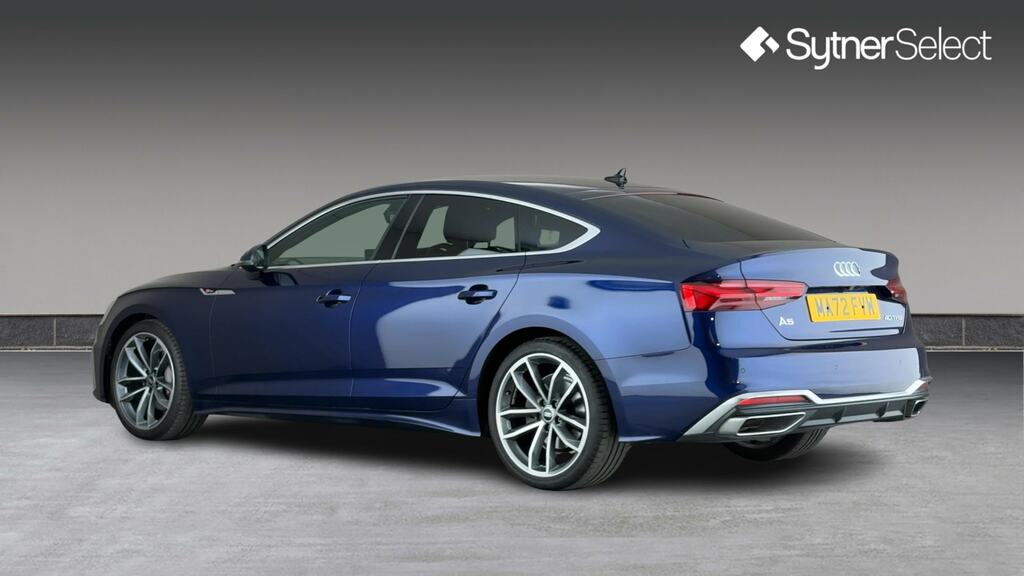Audi A5 40 Tfsi 204 S Line S Tronic MA72FVW Blue #2