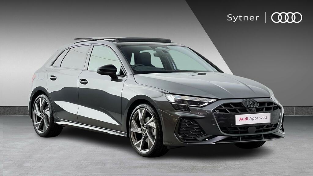 Audi A3 1.5 Tfsi 150 Black Ed S Tronic Tech Pack Pro Grey