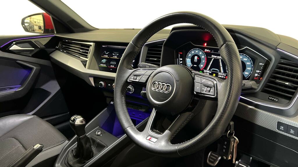 Audi A1 30 Tfsi S Line NJ19FNM Red #6