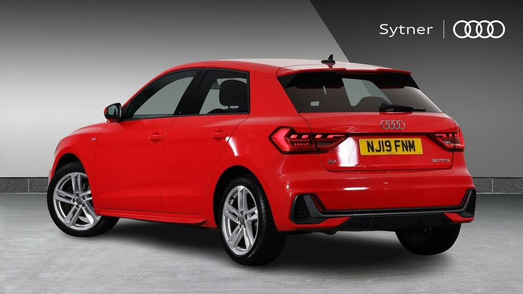 Audi A1 30 Tfsi S Line NJ19FNM Red #3