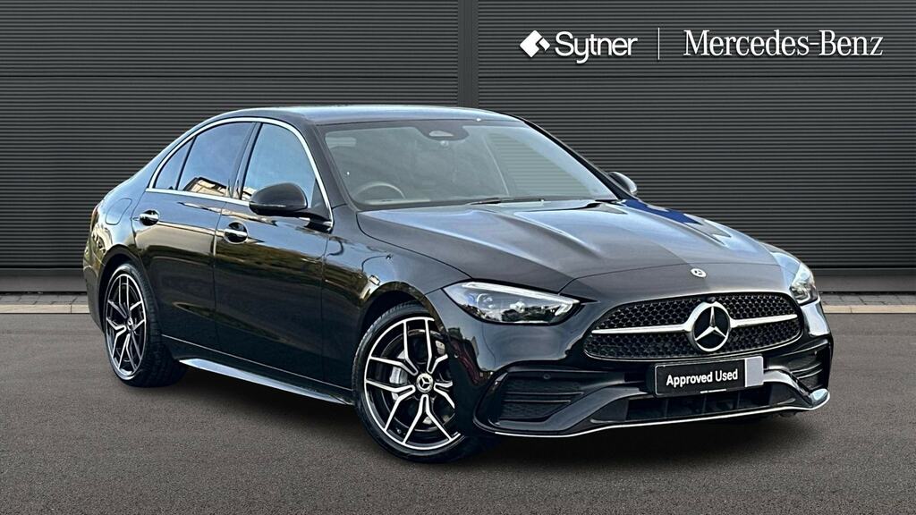 Mercedes-Benz C Class C200 Amg Line Premium 9G-tronic Black